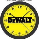 Dewalt Tools Logo Wall Clock-Free US Ship, Choose 1 of 2, Snap-On, Mac-Tools