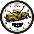 1937 FORD PICKUP TRUCK WALL CLOCK FREE ISA SHIP-NEW!