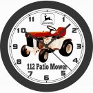 JOHN DEERE 112 PATIO MOWER WALL CLOCK-CHOOSE 1 OF 3 COLORS-FREE USA SHIP