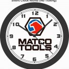 MATCO TOOLS WALL CLOCK-FREE USA SHIP!-Craftsman, Snap-On, Milwaukee