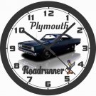 1968 PLYMOUTH ROADRUNNER WALL CLOCK-FREE USA SHIP!-Choose 1 of 2