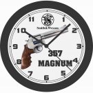 SMITH & WESSON 357 MAGNUM HANDGUN WALL CLOCK-FREE USA SHIP-Choose 1 of 2