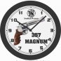 SMITH & WESSON 357 MAGNUM HANDGUN WALL CLOCK-FREE USA SHIP-Choose 1 of 2