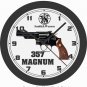 SMITH & WESSON 357 MAGNUM HANDGUN WALL CLOCK-FREE USA SHIP-Choose 1 of 2