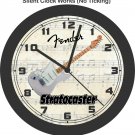 Fender American Original 50's Stratocaster Left Hand Guitar Wall Clock-Gibson