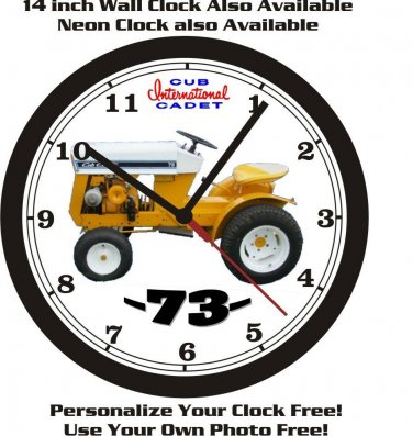 INTERNATIONAL CUB CADET 73 WALL CLOCK-FREE USA SHIP!