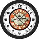Gilpin California Airlines Sign Wall Clock-Free US Ship