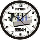 RYOBI 3304H PRINTING PRESS WALL CLOCK-FREE USA SHIP!-Add Business Name Free!