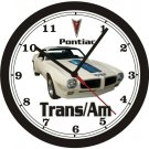 1970-1972 PONTIAC FIREBIRD TRANS /AM WALL CLOCK-FREE USA SHIP!