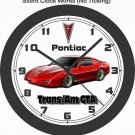 1991-1993 PONTIAC FIREBIRD TRANS/AM GTA WALL CLOCK-Free USA Ship, Camaro