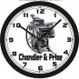 CHANDLER & PRICE LETTERPRESS WALL CLOCK-FREE USA SHIP!