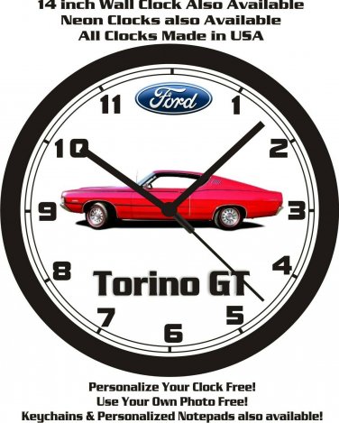 1968-1969 FORD TORINO GT WALL CLOCK-FREE USA SHIP!