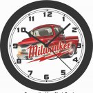MILWAUKEE TOOLS PICKUP TRUCK WALL CLOCK-PERSONALIZE YOUR CLOCK FREE!