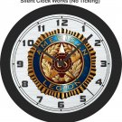 US American Legion Badge Wall Clock-Free US Ship-Army, Navy, Marines, Air Force