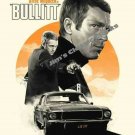 Ford Bullitt Mustang Small Movie Poster-Free US Ship-Steve McQueen