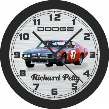 1973 Dodge Charger #43 Stock Car Driven By Richard Petty Wall Clock-Free US Ship