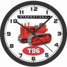 INTERNATIONAL TD6 WALL CLOCK- USA SHIP!-Farmall, John Deere