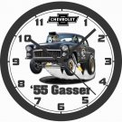1955 CHEVROLET BEL AIR GASSER BLACK WALL CLOCK-NEW!-Free USA Ship-Choose 1 of 2