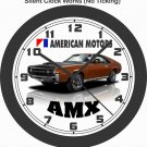1970 AMERICAN MOTORS AMX WALL CLOCK-AMC, JAVELIN, REBEL, MUSTANG, CAMARO