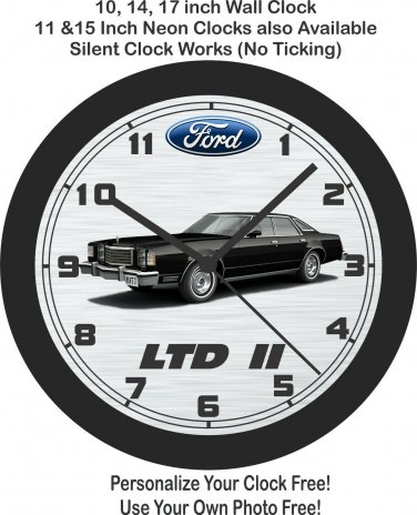 1977 Ford LTD II Wall Clock-Choose 1 of 2 and Free US Ship