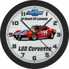 1968 Chevrolet L88 Corvette 24 Hours Of Lemans Wall Clock-Free US Ship