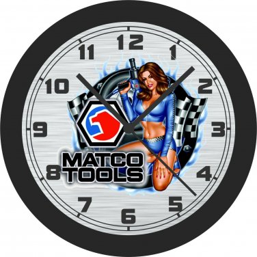 Matco Tools Pinup Girl Wall Clock-Free US Ship