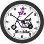 TACO MINI-BIKE WALL CLOCK-Choose 1 of 5 Colors & Free USA Ship
