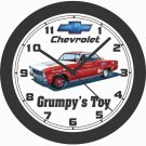 1966 CHEVROLET NOVA "GRUMPYS TOY" WALL CLOCK-FREE USA SHIP