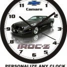 1987 CHEVROLET CAMARO IROC Z WALL CLOCK-FREE USA SHIP!