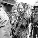 Captured Female Vietcong Soldier Black & White Poster-Free US Ship-Vietnam