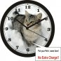 CUSTOM PET PHOTO WALL CLOCK-Add your own photo & pet name!