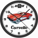 1961 CHEVROLET CORVETTE WALL CLOCK-FREE USA SHIP!