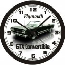 1968 PLYMOUTH GTX CONVERTIBLE WALL CLOCK-FREE USA SHIP!
