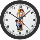 Champion Spark Plugs Pinup Girl Wall Clock-Free US Ship-Chevrolet, Ford, Dodge