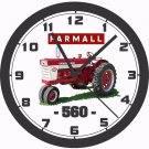 INTERNATIONAL-FARMALL 560 GAS TRACTOR WALL CLOCK-JOHN DEERE