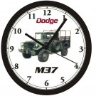 DODGE M37 WEAPONS CARRIER TRUCK WALL CLOCK-Free USA Ship