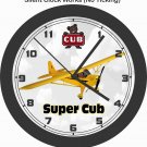 PIPER SUPER CUB AIRPLANE WALL CLOCK-FREE USA SHIP
