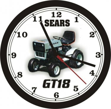 SEARS GT18 RIDING MOWER WALL CLOCK-Free USA Ship