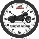 2019 INDIAN SPRINGFIELD DARK HORSE WALL CLOCK-Choose 1 of 2 Models.