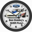 BOB GLIDDEN'S 1972 NHRA PRO-STOCK PINTO WALL CLOCK=CHEVROLET, DODGE, PLYMOUTH