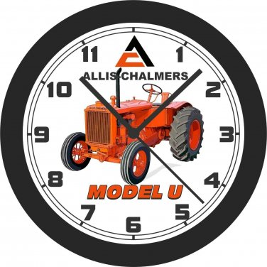 Allis Chalmers Model U Tractor Wall Clock-Free US Ship
