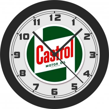 Castrol  Motor Oil Emblem Wall Clock-Free US Ship