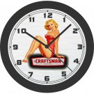 Craftsman Tools Pinup Girl Wall Clock-Free US Ship, Milwaukee, Dewalt