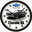 1970 CHEVROLET CHEVELLE SS BLACK WALL CLOCK-FREE USA SHIP!