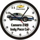1982 CHEVROLET CAMARO Z/28 INDY PACE CAR WALL CLOCK-FREE USA SHIP!