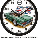 TRIUMPH TR6 WALL CLOCK-FREE USA SHIP-Choose your color!