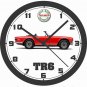 TRIUMPH TR6 WALL CLOCK-FREE USA SHIP-Choose your color!