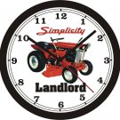 SIMPLICITY LANLORD LAWN TRACTOR WALL CLOCK-FREE US SHIP