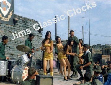 South Vietnamese Entertaining US Troops Full Color Poster-Vietnam
