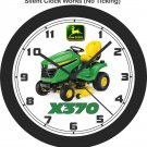 John Deere X370 lawn Tractor Wall Clock-Free US Ship